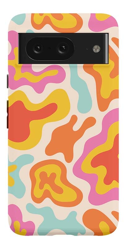 Casetry Tropical Color Splash | Abstract Retro Google Pixel Case - view 13
