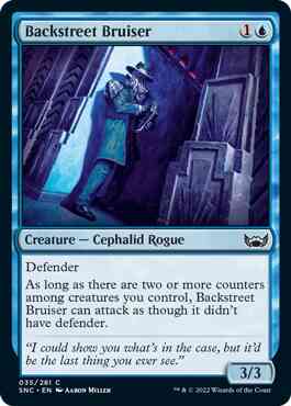 Backstreet bruiser 35 – Magic Backstreet Bruiser [35] [Streets of New Capenna] [Non-Foil]