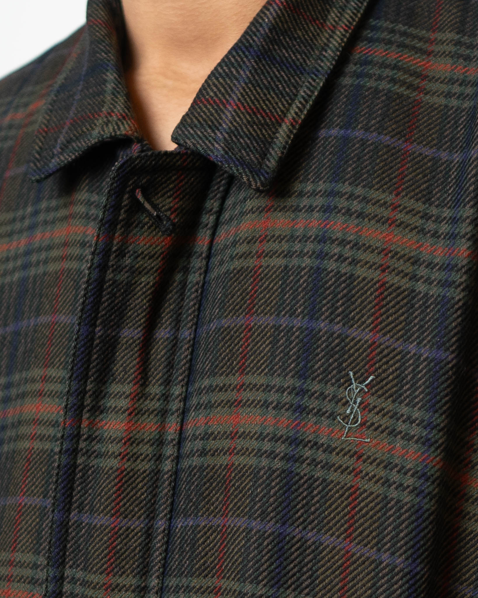 YSL Yves Saint Laurent Vintage Plaid Jacket - view 2