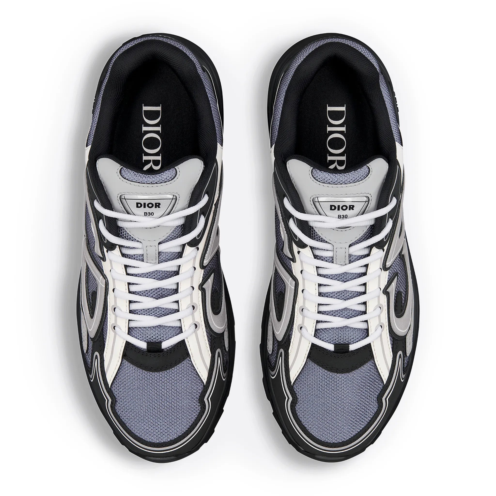 Dior B30 Countdown Mesh Blue White Black Grey Trainer - view 3