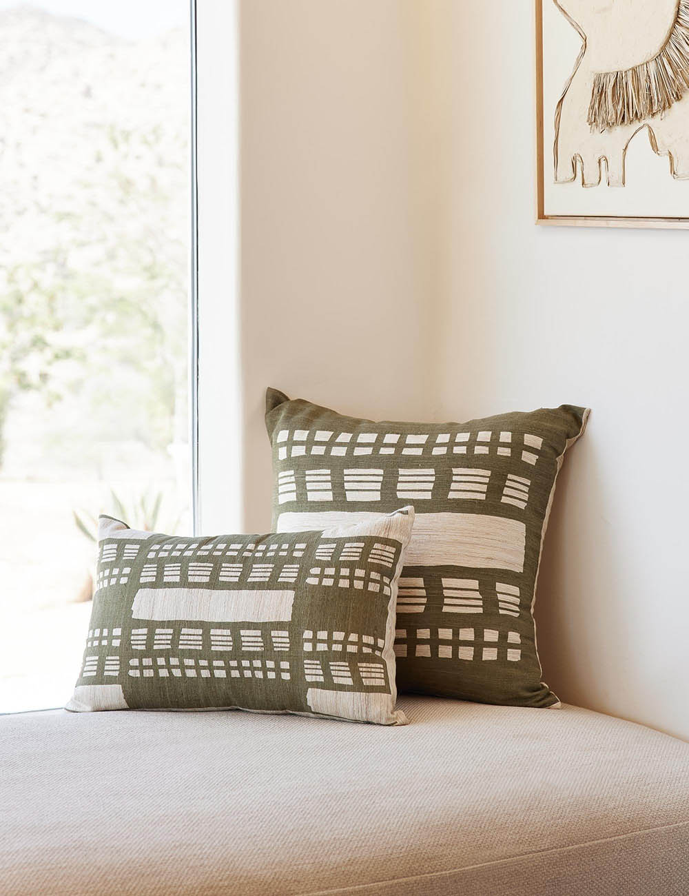 Lulu and Georgia Stonewalk Pillow by Élan Byrd - view 2