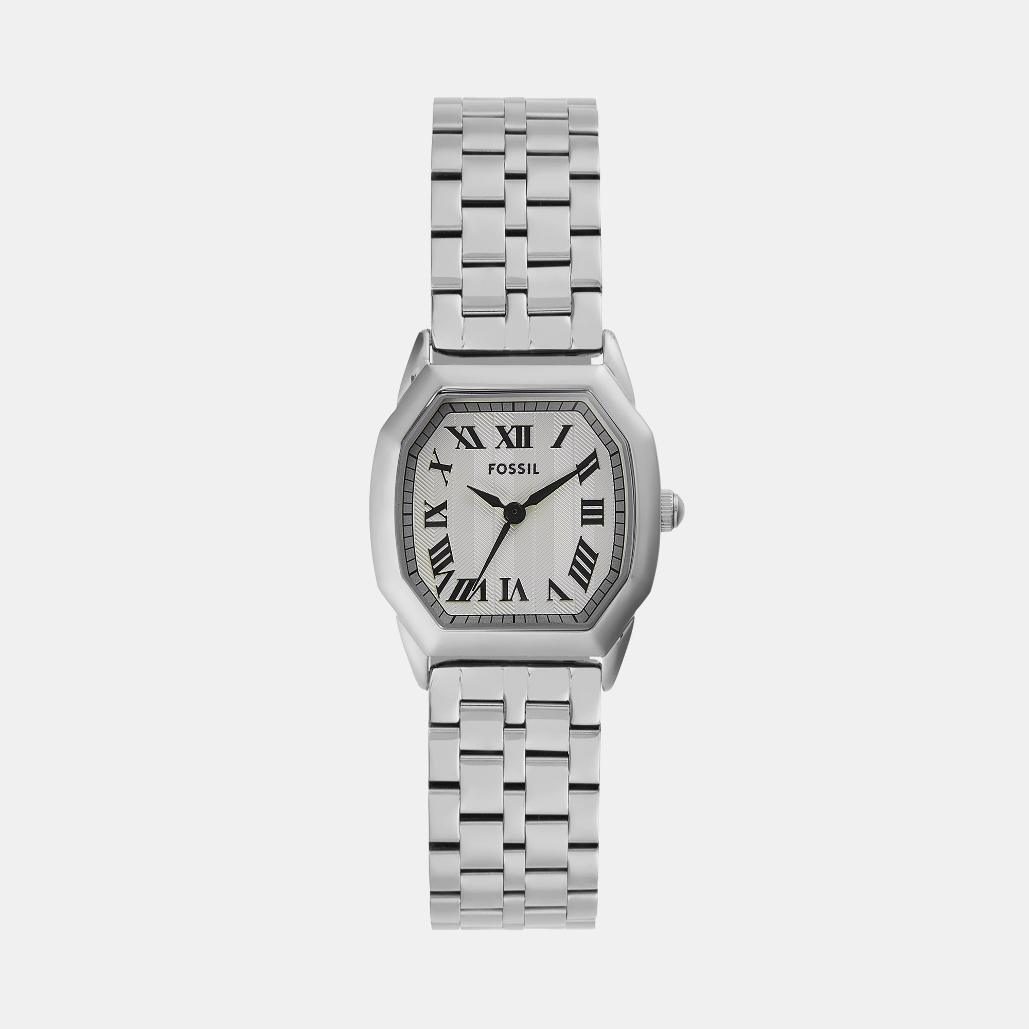 Fossil Harlow Women Quartz Cream Dial Analog Stainless Steel Watch ES5363