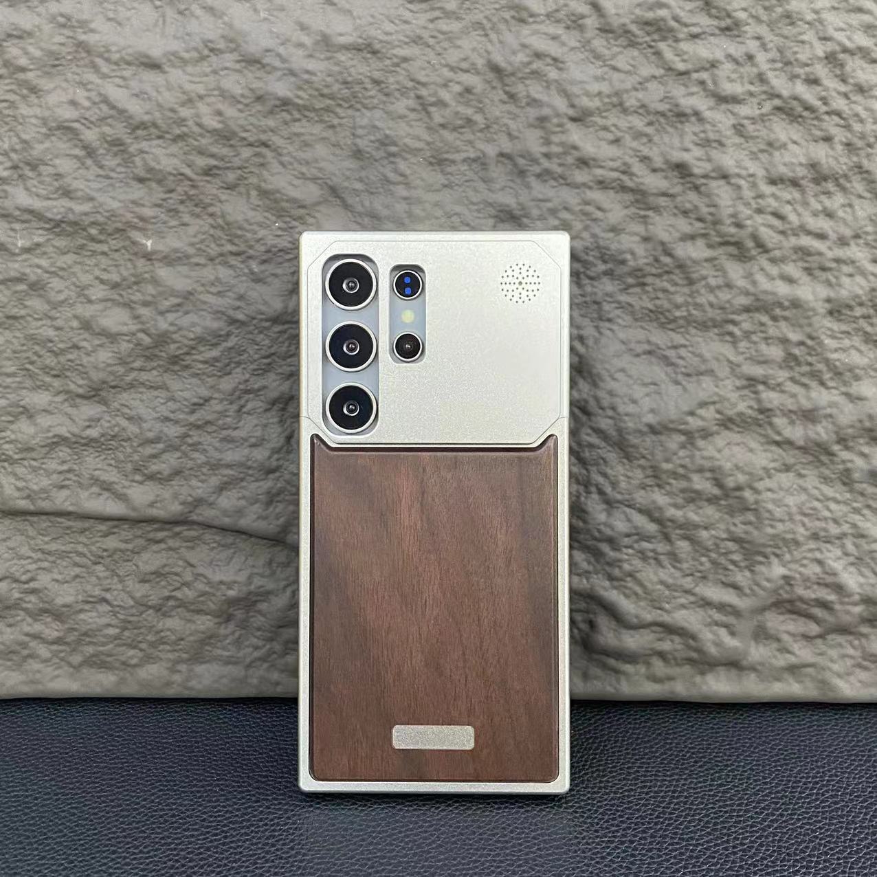 Million Cases Nature Wood Grain Metallic Case - Samsung - view 2