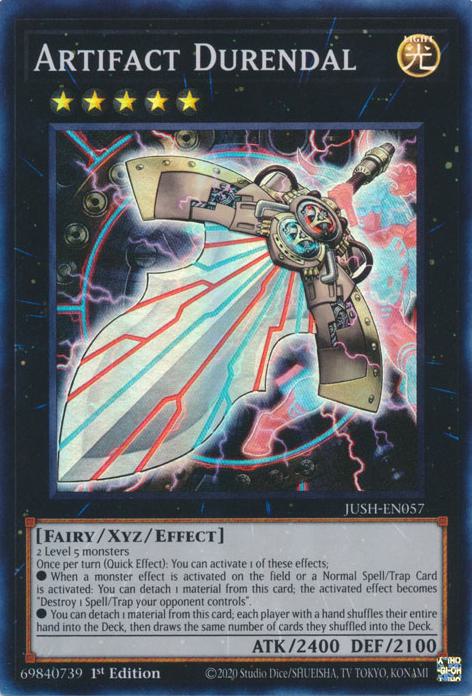 Yu-Gi-Oh! Artifact Durendal - JUSH-EN057 - Super Rare - 1st Edition