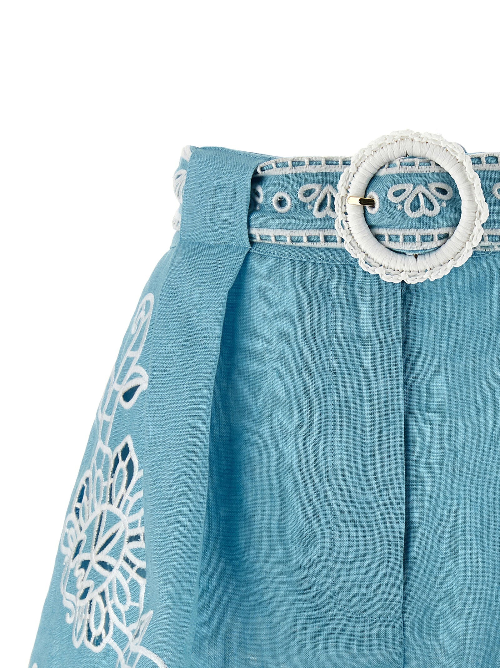 Farm Rio Romantic Richelieu Shorts – 100% linen - view 3