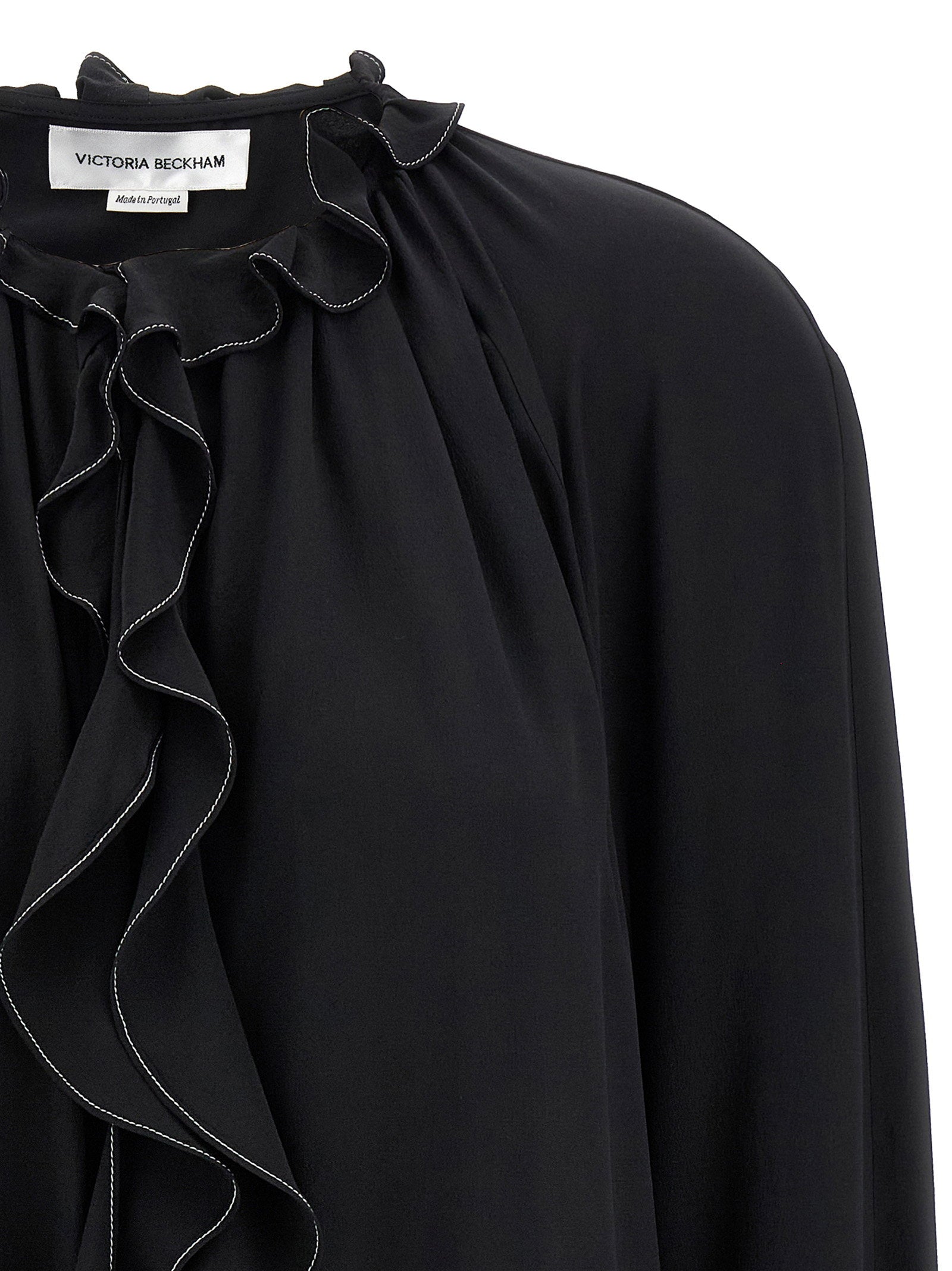 Victoria Beckham Ruffle Blouse – 100% silk - view 3