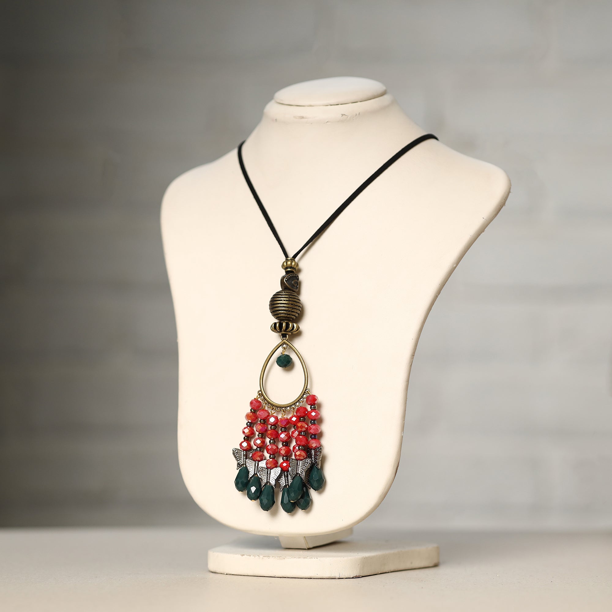 ITOKRI CRAFTS INITIATIVE Handmade Pendant Rope Necklace 49