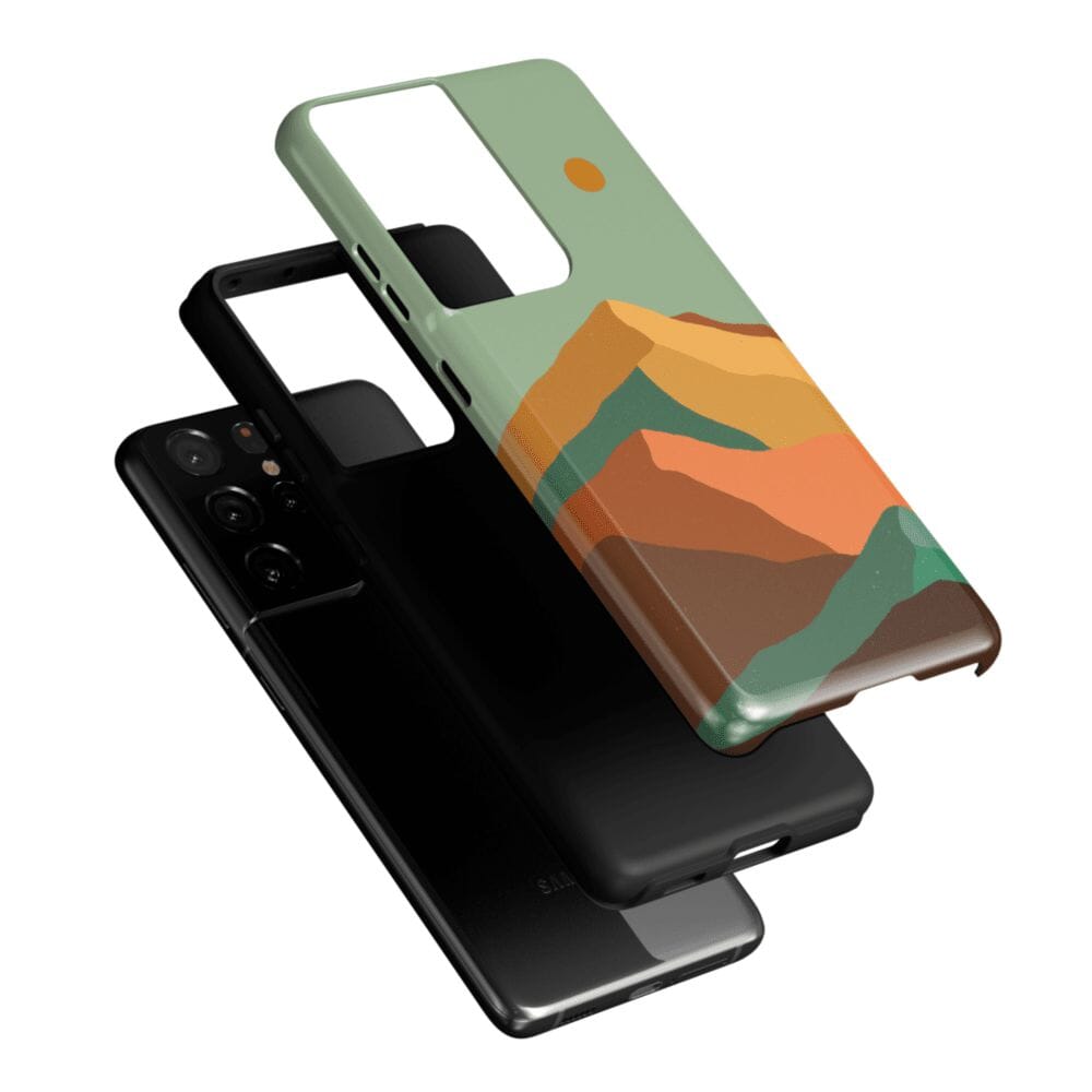 Casetry Endless Peaks | Colorblock Mountain Samsung Case - view 33