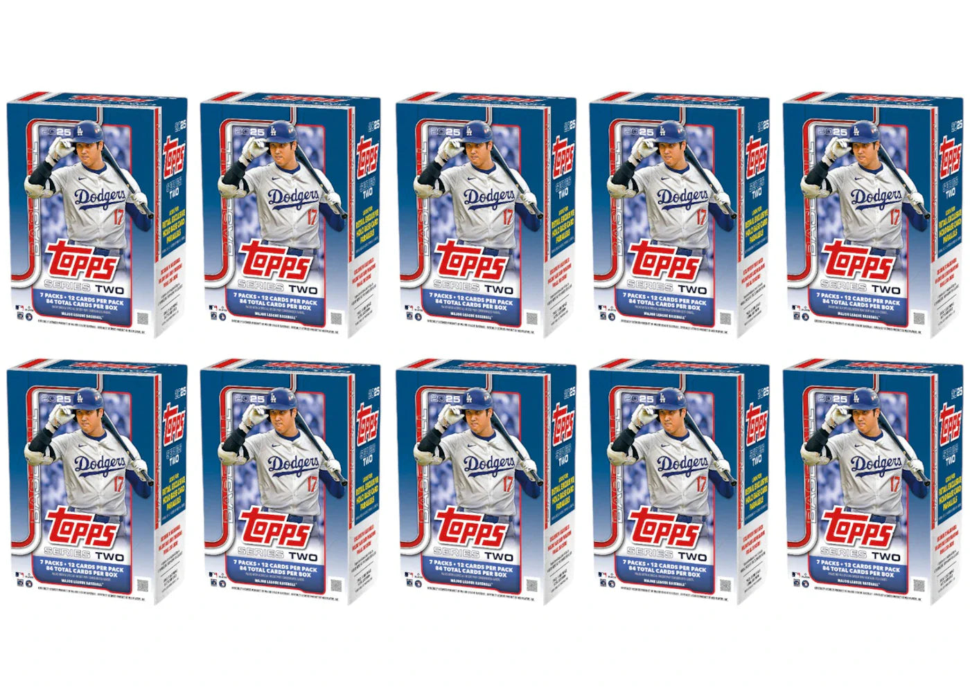 2025 Topps Series 2 Baseball Value Box 10x Lot