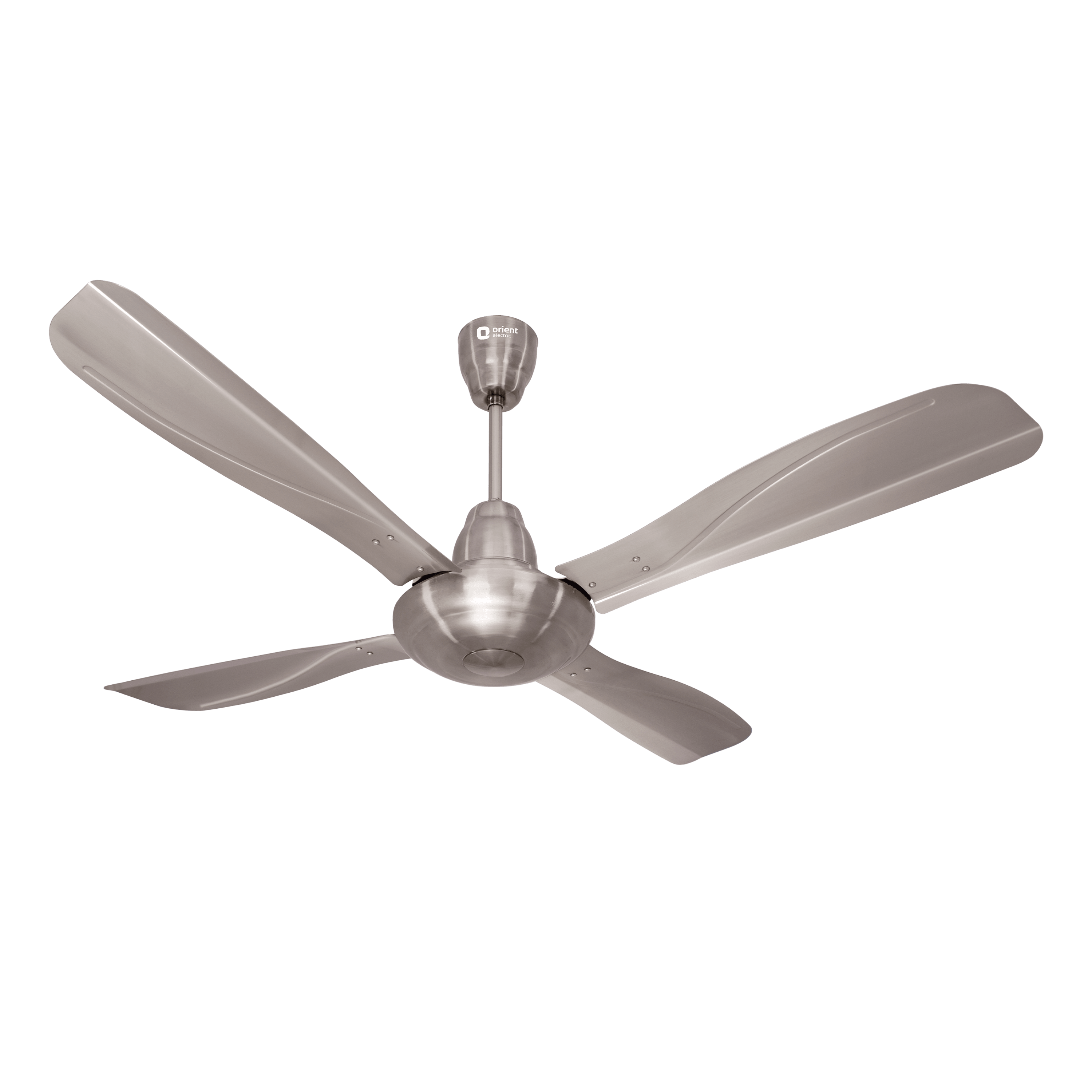 orientelectric Stallion 1320mm Wide Tipped and Electroplated Finish Blades Ceiling Fan