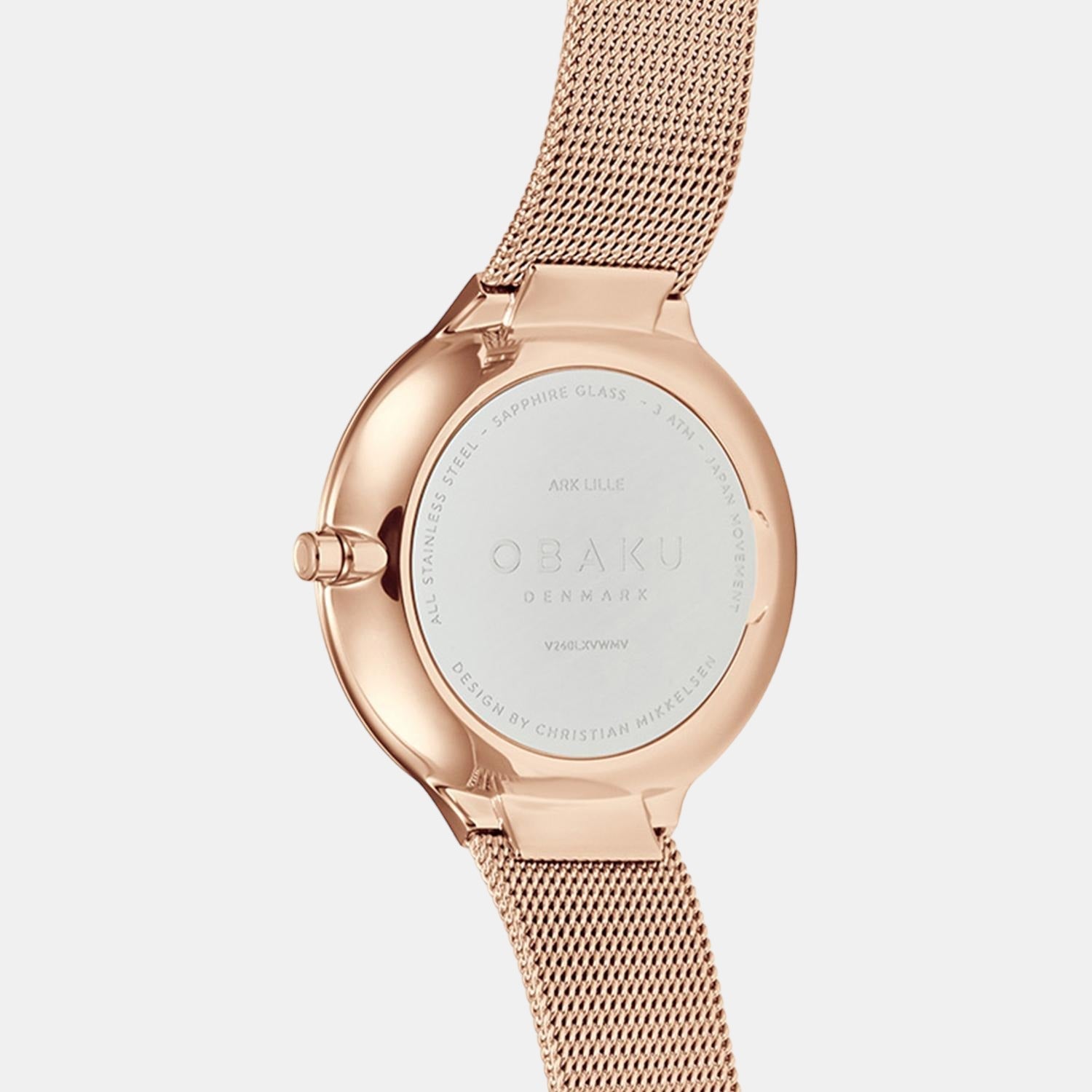 Obaku Ark Lille Women Quartz White Dial Analog Stainless Steel Watch V240LXVWMV - view 4