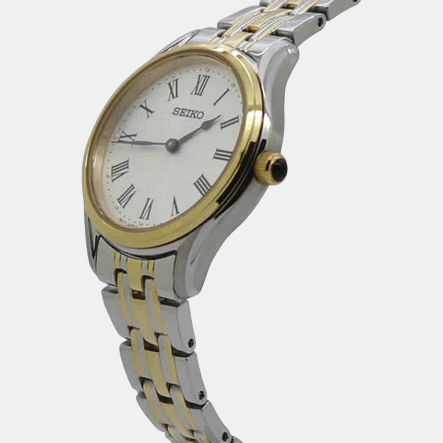Seiko Dress Women Quartz White Dial Analog Stainless Steel Watch SWR070P1 - view 3