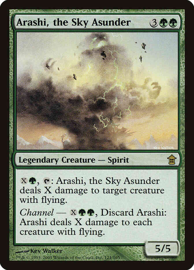 Arashi the sky – Magic Arashi, the Sky Asunder [121] [Saviors of Kamigawa] [Non-Foil]