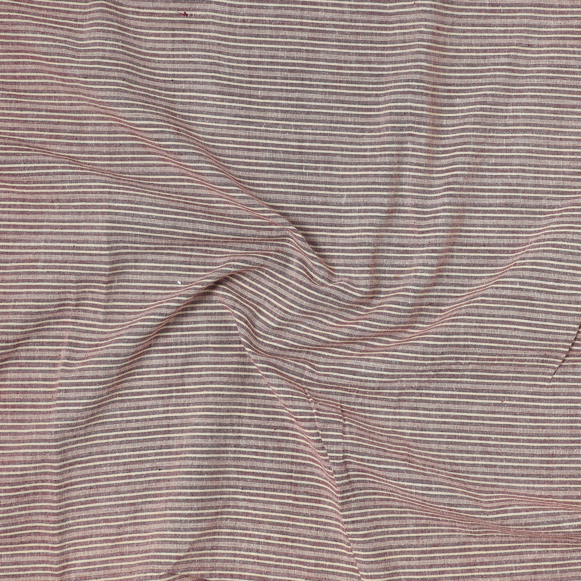 AHA VASTRA HANDLOOM Brown - Jhiri Pure Handloom Cotton Precut Fabric (0.85 meter) 57 - view 2