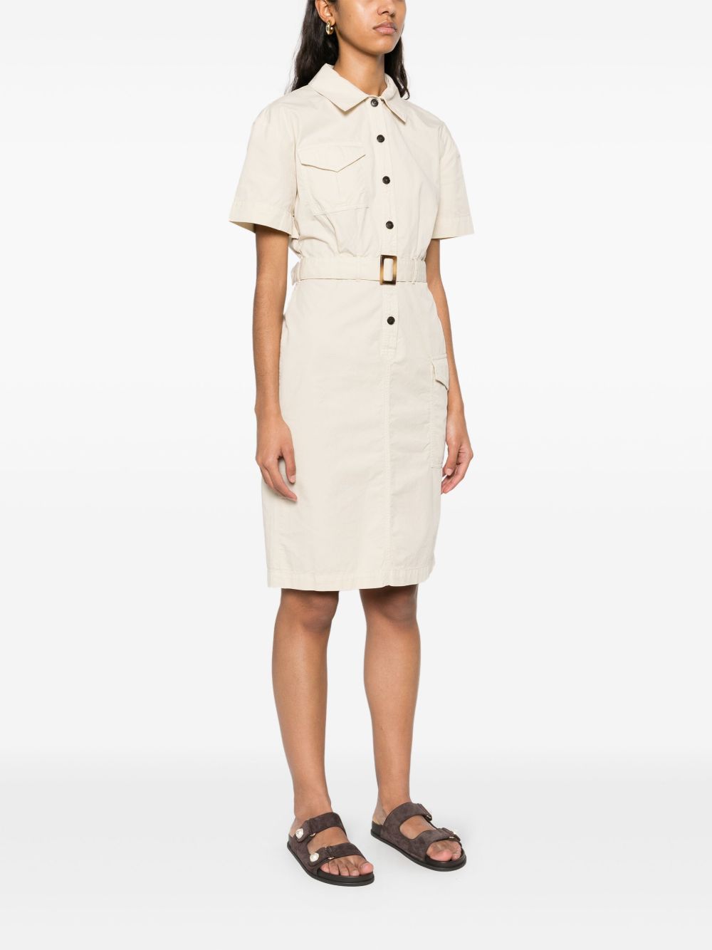 Woolrich belted shirt dress – Cotton 100% - view 4