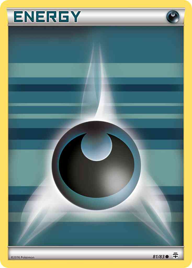 Pokémon Basic Darkness Energy - 81/83 - Common [g1-81] [Non-Holo]
