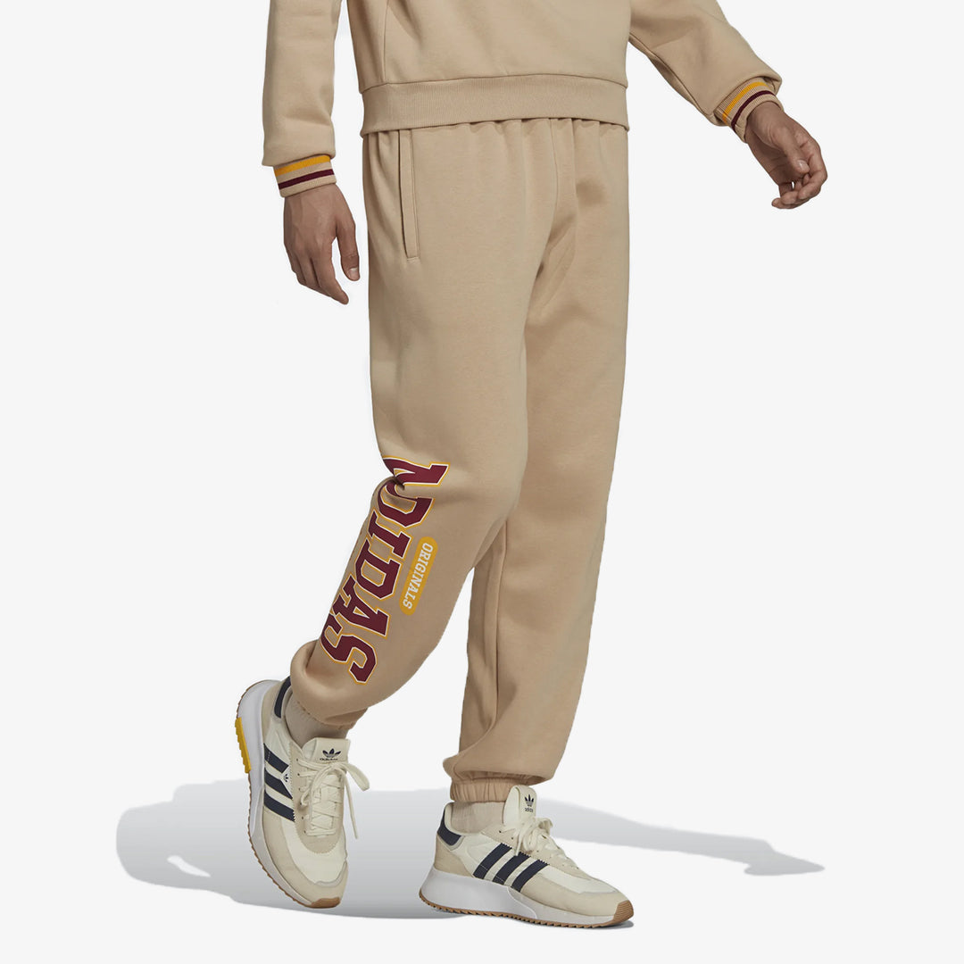 Adidas Originals | VARSITY SWEAT PANTS { BEIGE