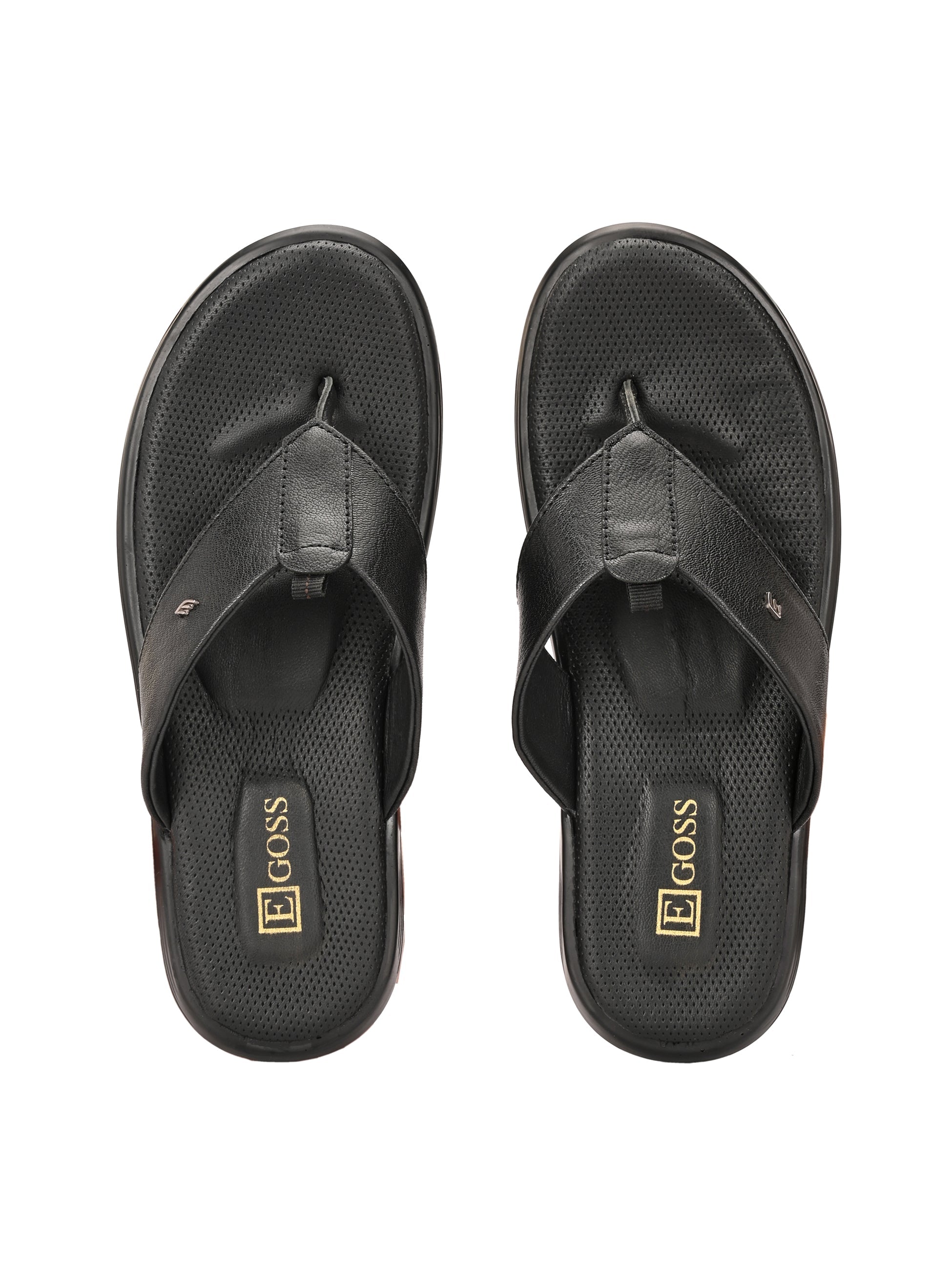 Egoss Shoes Egoss Leather Slippers For Men - view 22