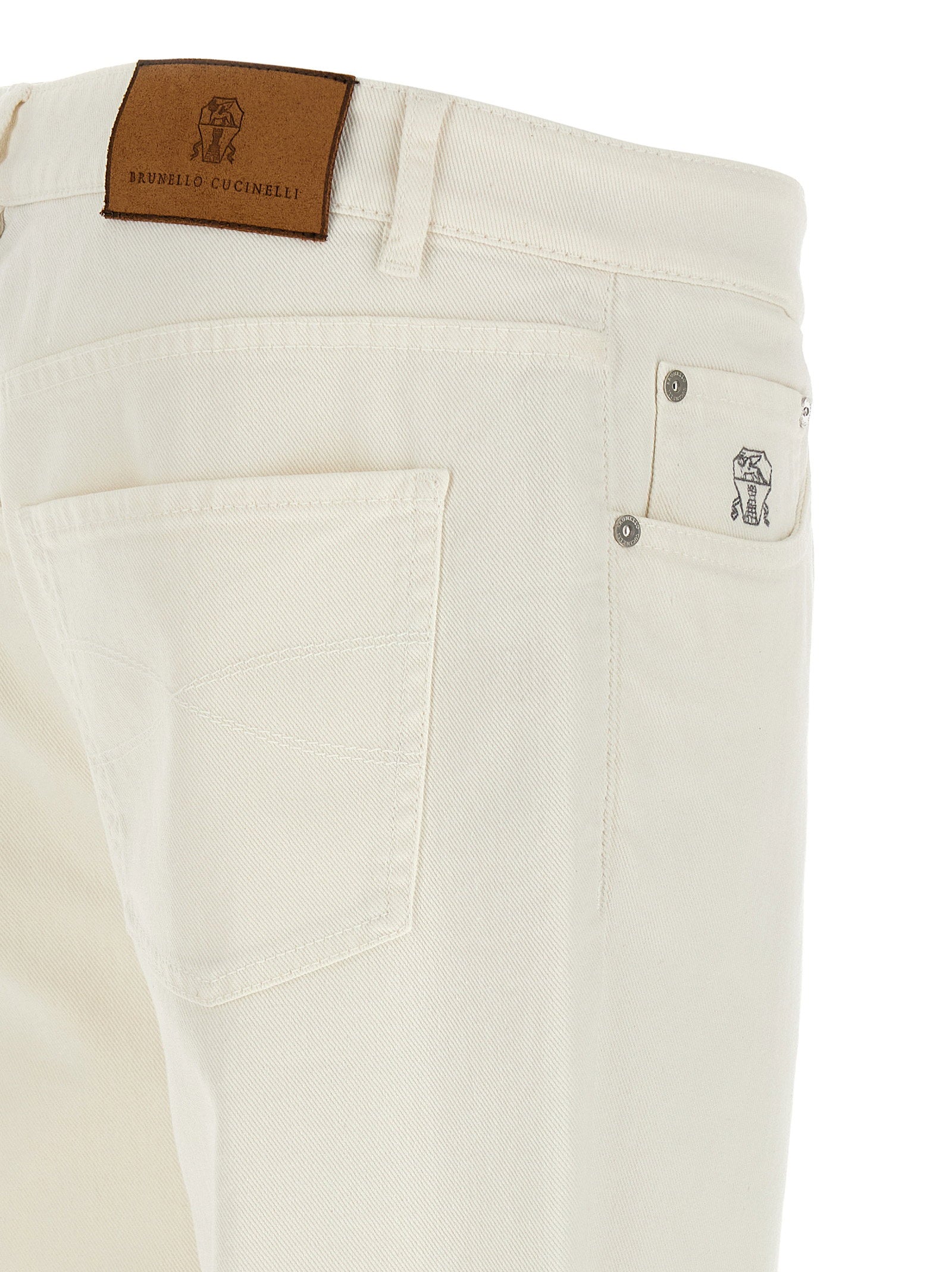 Brunello Cucinelli Traditional Fit Jeans – 99% cotton, 1% elastane - view 4