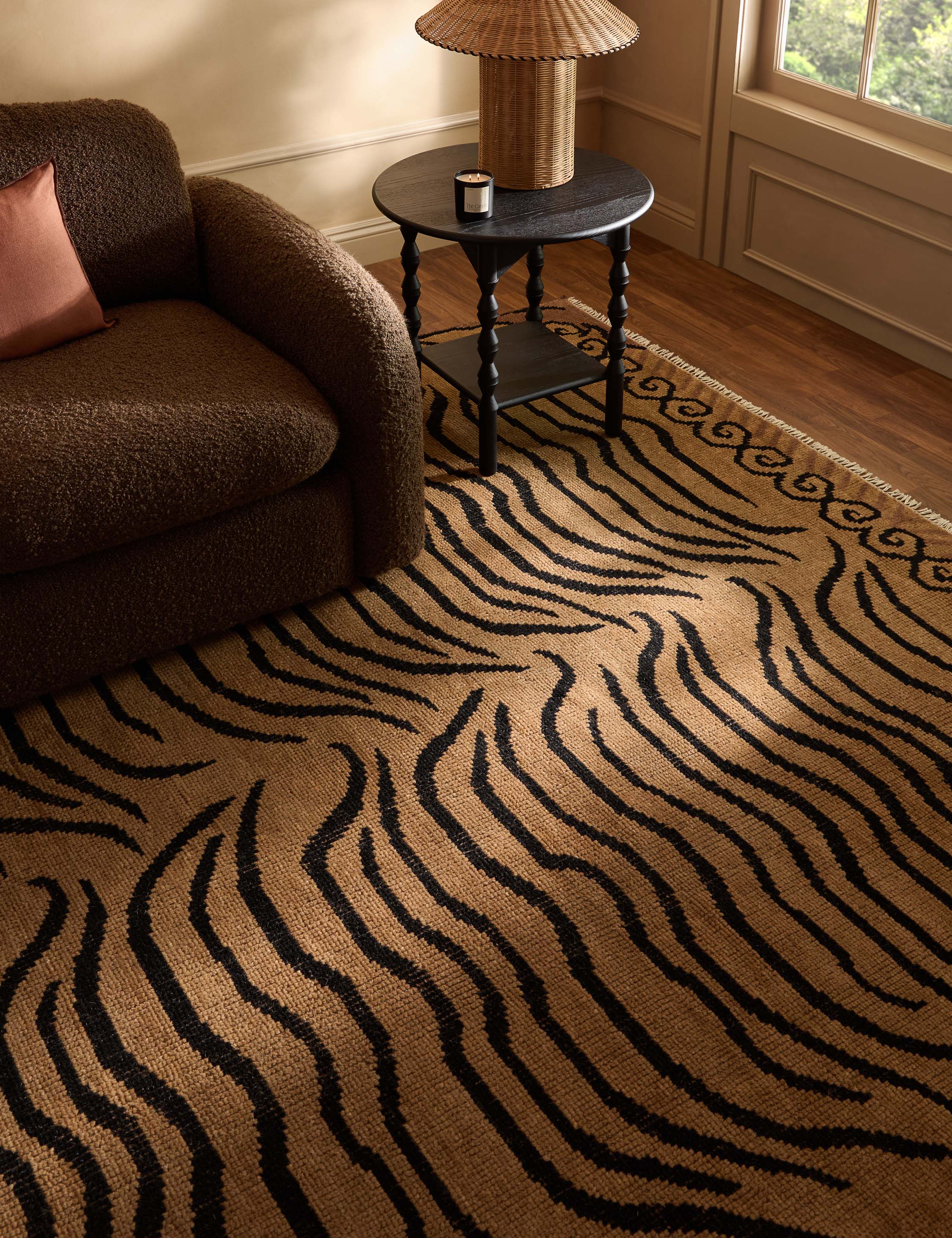 Lulu and Georgia Makeda Hand-Knotted Wool Rug - view 2