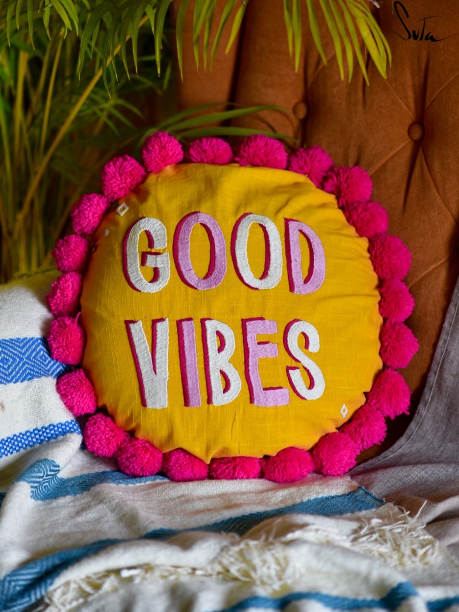 Good vibes cushion – suta.in Good Vibes (Cushion Cover)