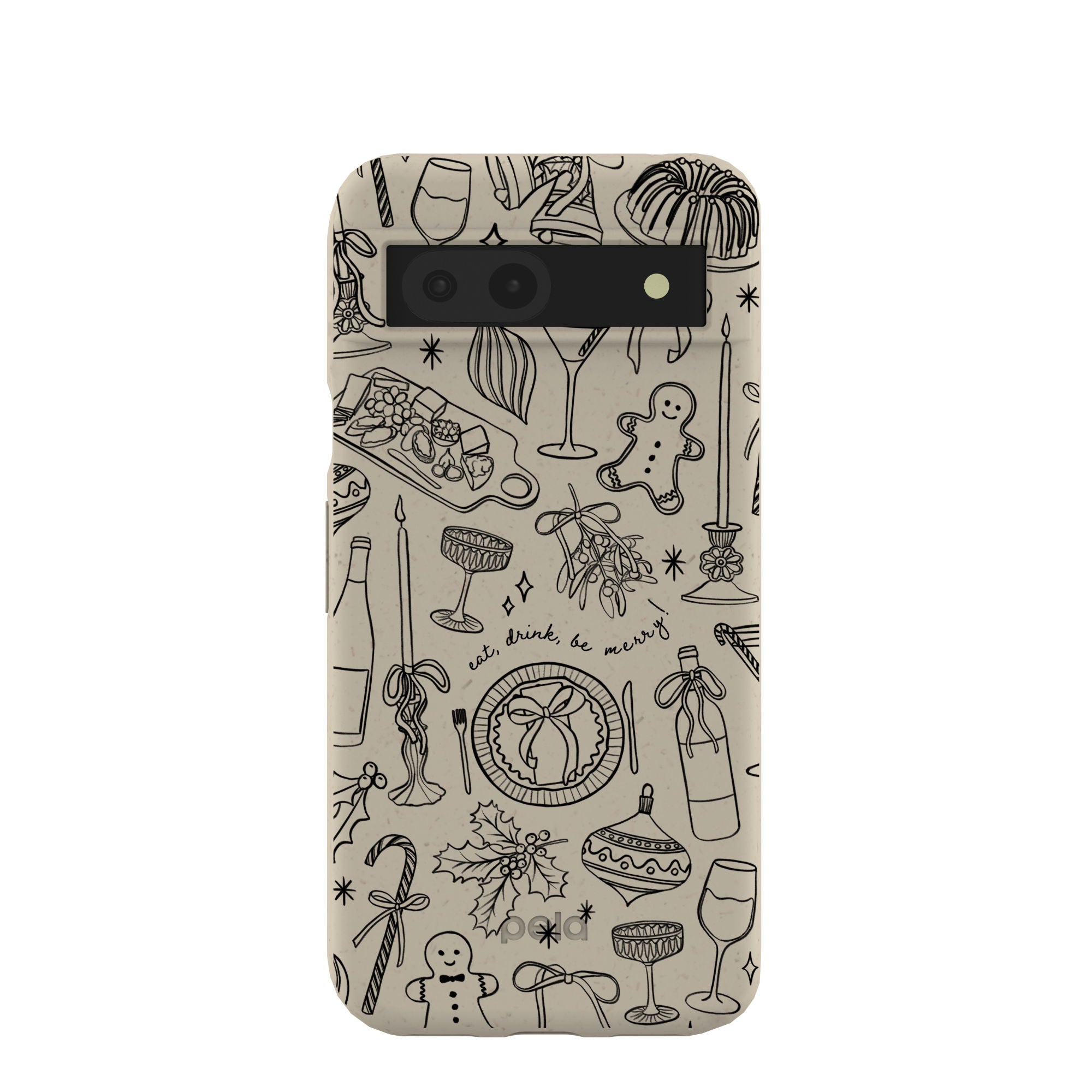 Pela Case London Fog Holiday Dinner Party Google Pixel 8a Case