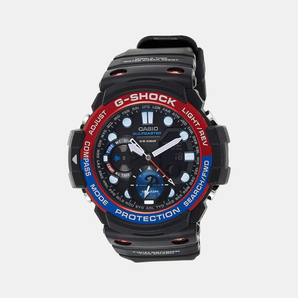 Casio G-Shock Men Quartz Black Dial Analog-Digital Resin Watch G605