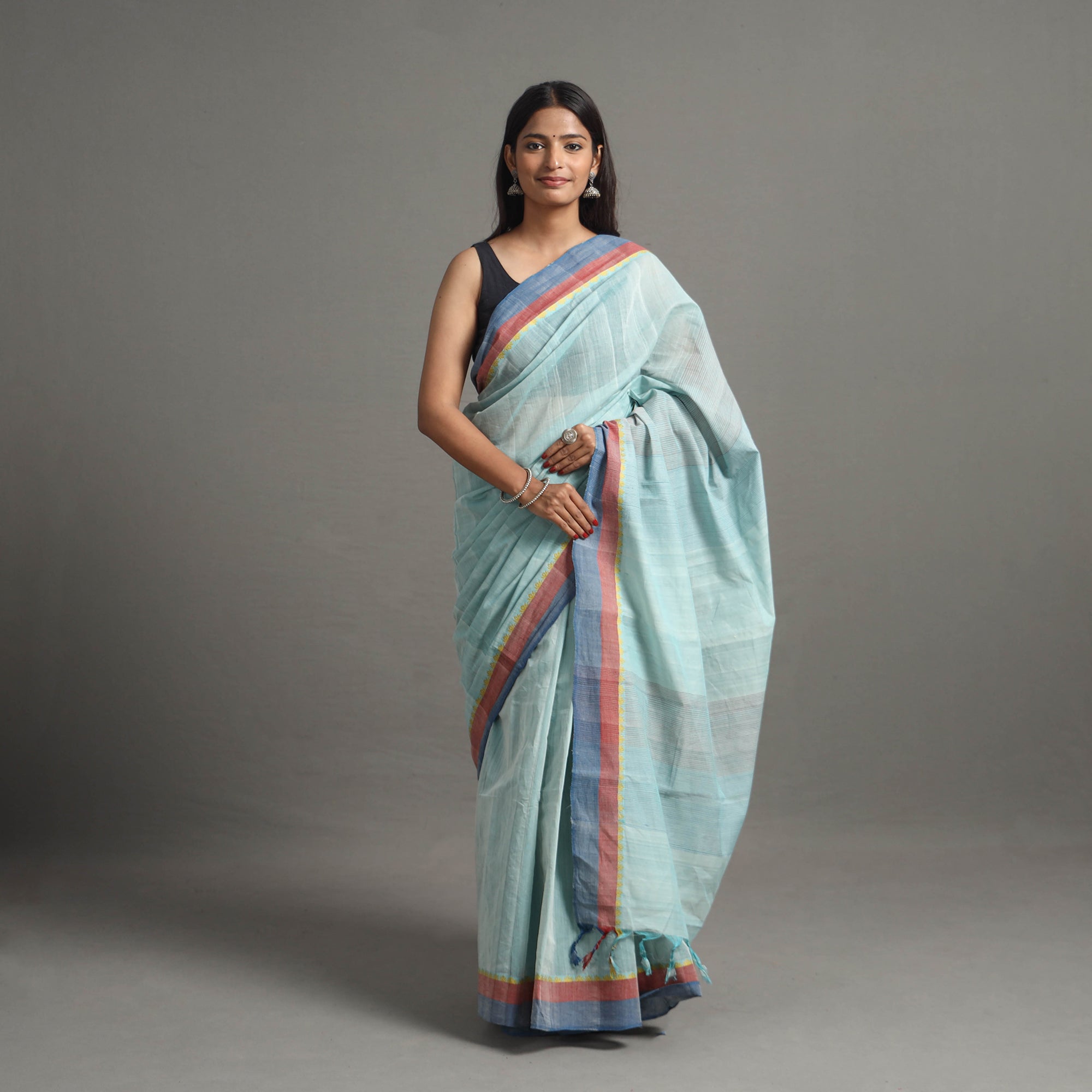 CHITRIKA Lotus Dobby Cotton Handloom Saree 102