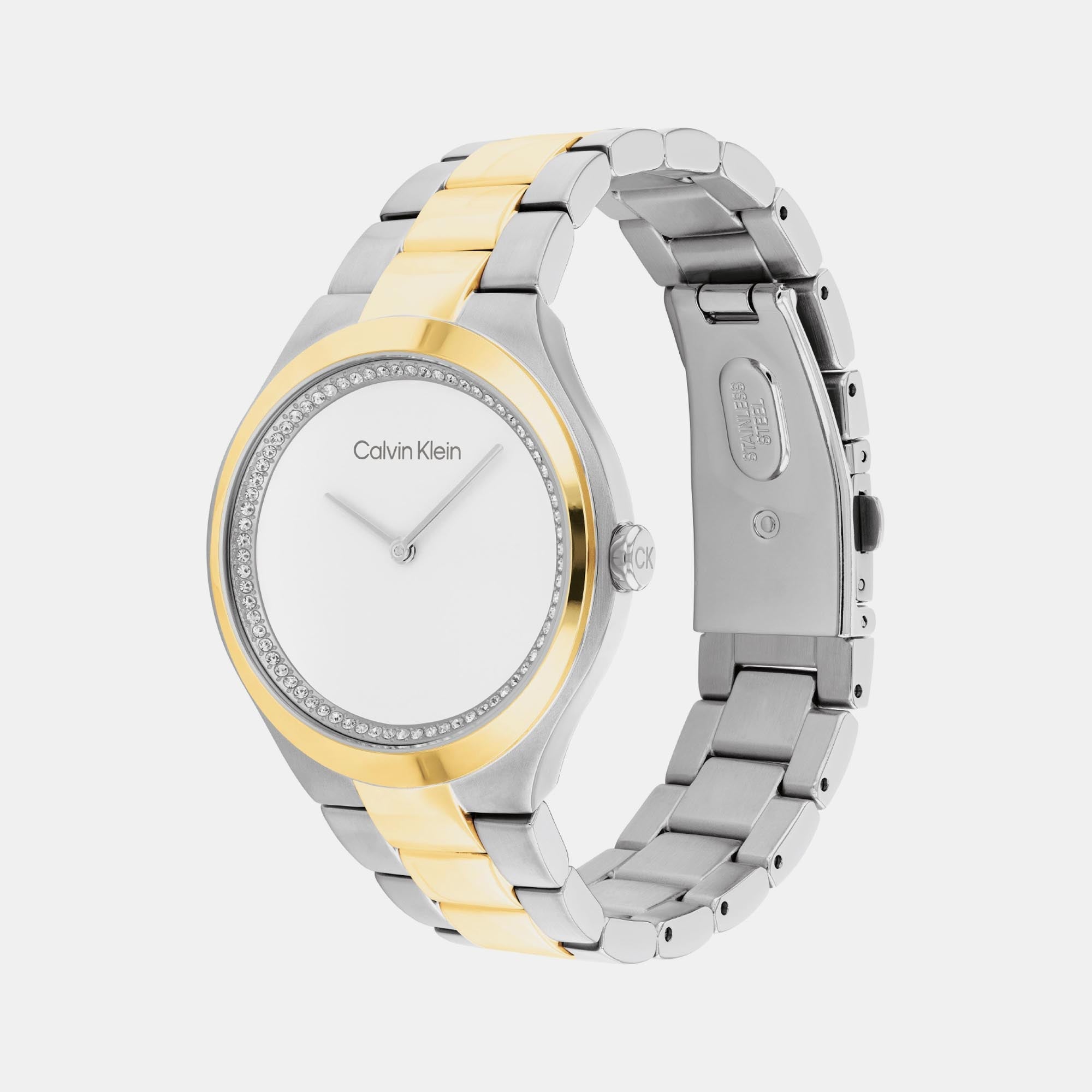 Calvin Klein Admire Women Quartz Gold Dial Analog Stainless Steel Watch 25200366 - view 3