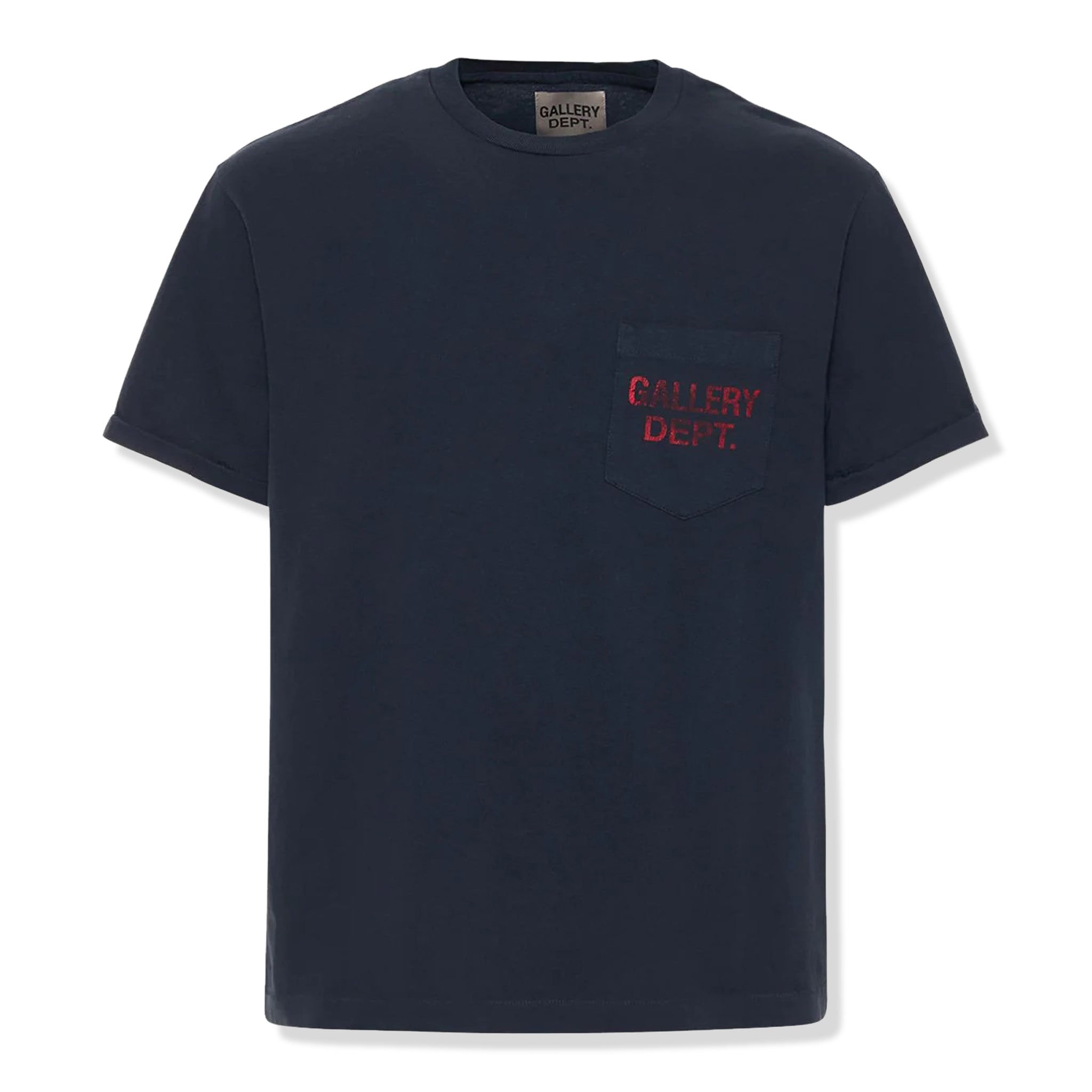 Dept chest logo – Gallery Dept. Chest Logo Black Pocket T Shirt