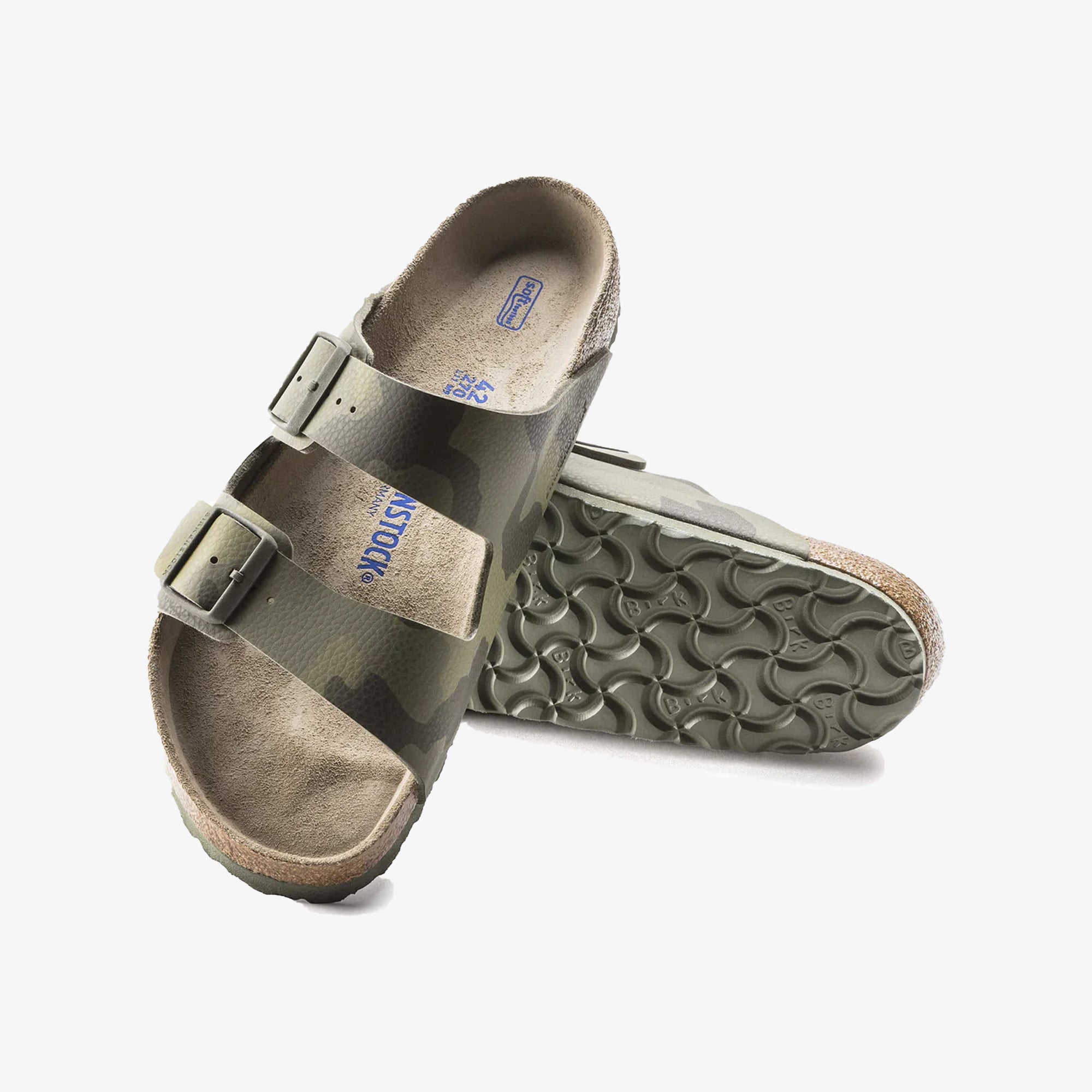 Birkenstock | ARIZONA SOFT FOOTBED { GREEN/DESERT SOIL CAMO