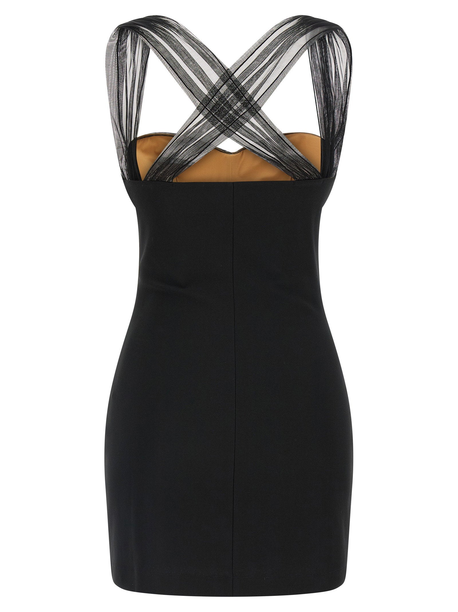 Nensi Dojaka Draped Padded Cup Mini Dress - view 2
