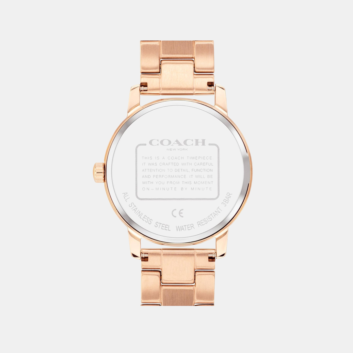 Coach Grand Women Quartz Rose Gold Dial Analog Stainless Steel Watch 14503492 - view 3