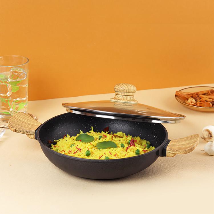 Cello Castello Die Cast Induction Base Kadai With Glass Lid