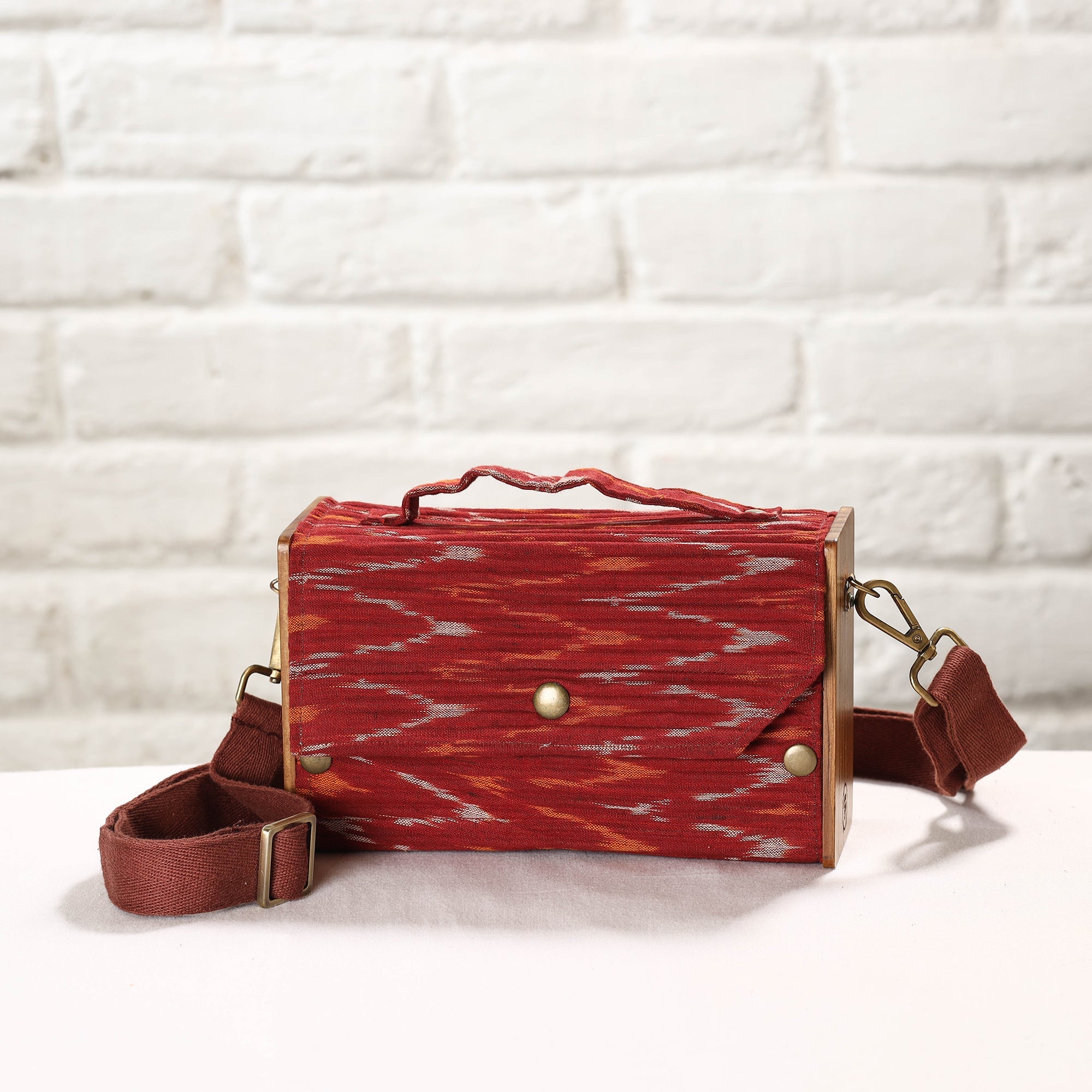 LUKKA CHUPPI Brown - DIY Box Sling Bag / Clutch with Changeable Sleeve - view 2