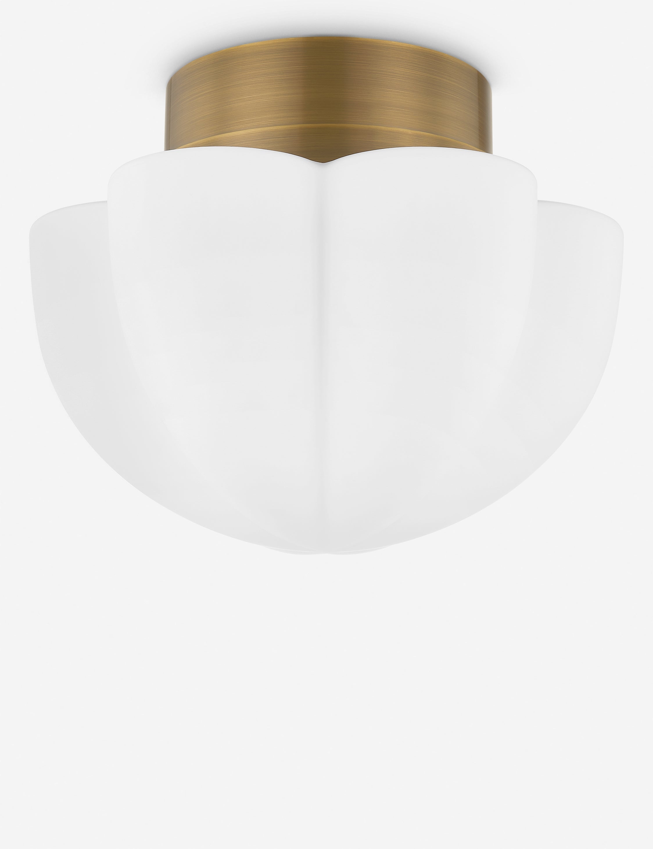 Lulu and Georgia Lupino Flush Mount Light – Burnished Brass