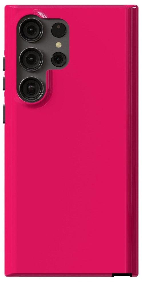 Casetry Think Pink | Solid Neon Pink Samsung Case