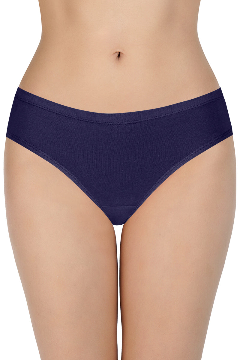 every de 100% Cotton Bikini Panty Pack (Pack of 3) - D003 - Solid - view 2