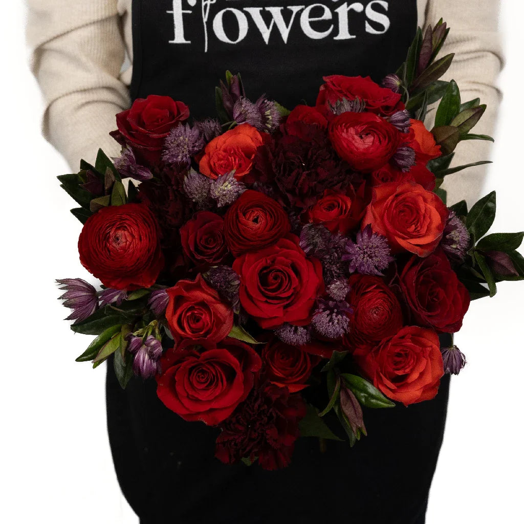 FiftyFlowers Love Letters In Red Flower Bouquet - view 2