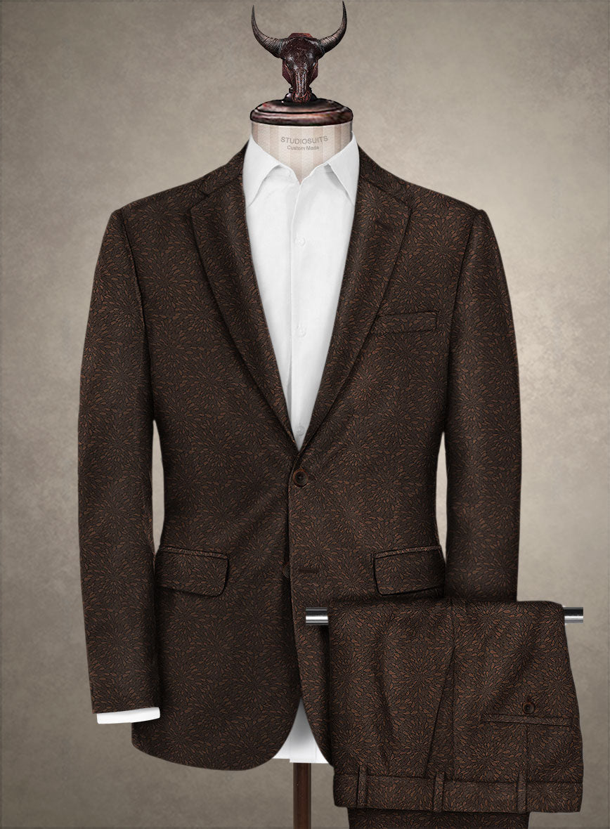 StudioSuits Arizo Brown Wool Suit