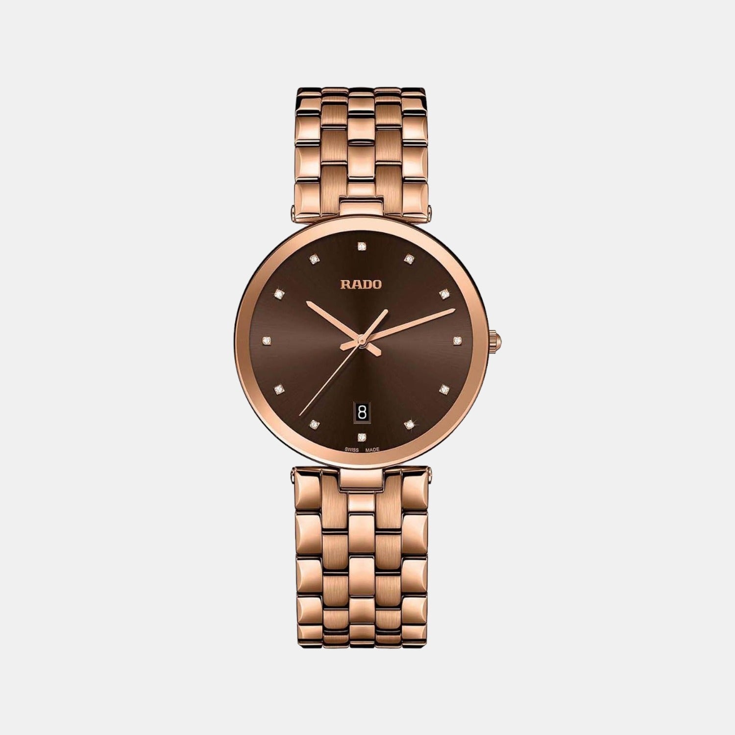 Rado Florence Women Quartz Brown Dial Analog Stainless Steel Watch R48889743
