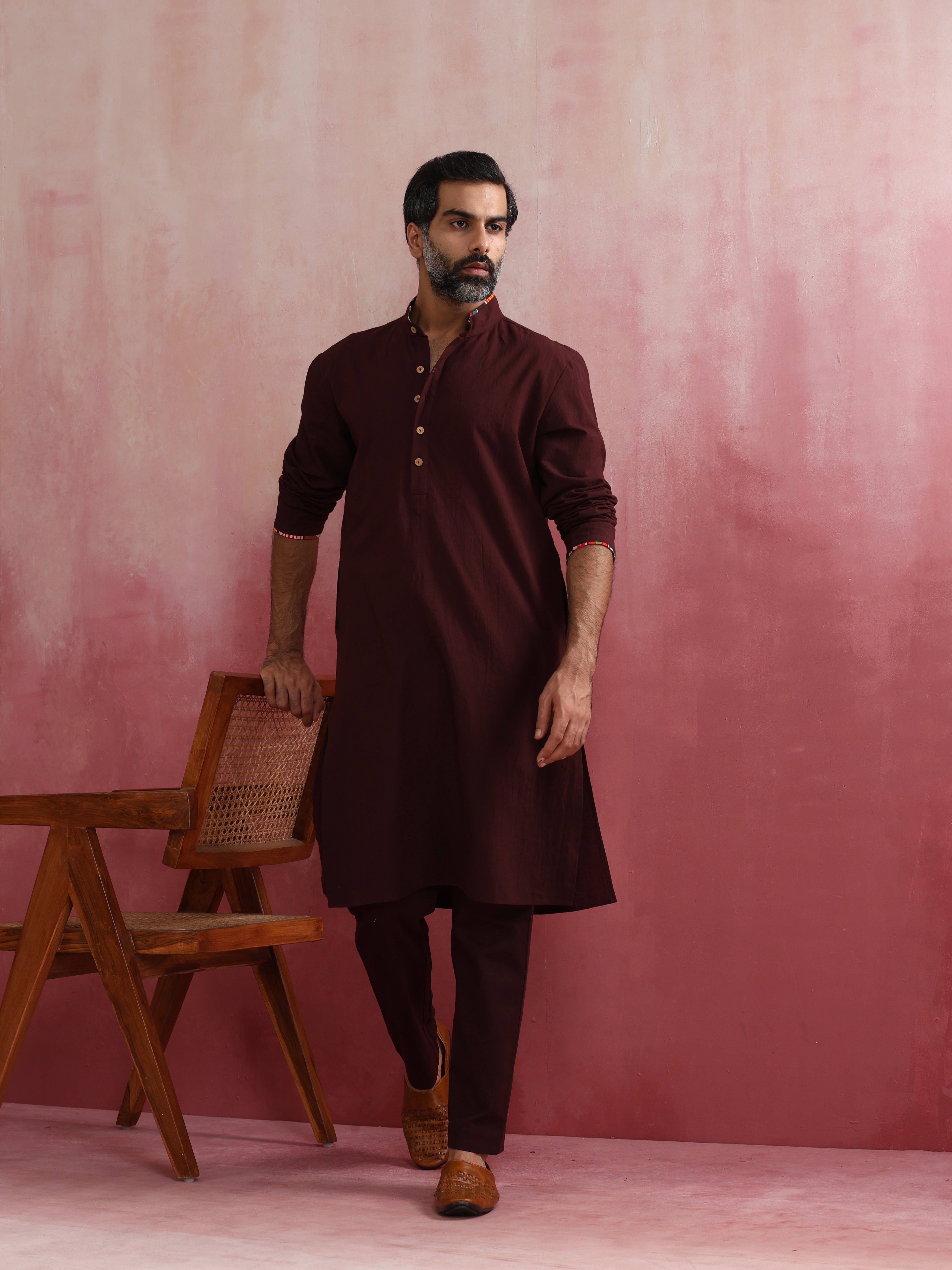 trueBrowns Men's Cola Kurta - view 7