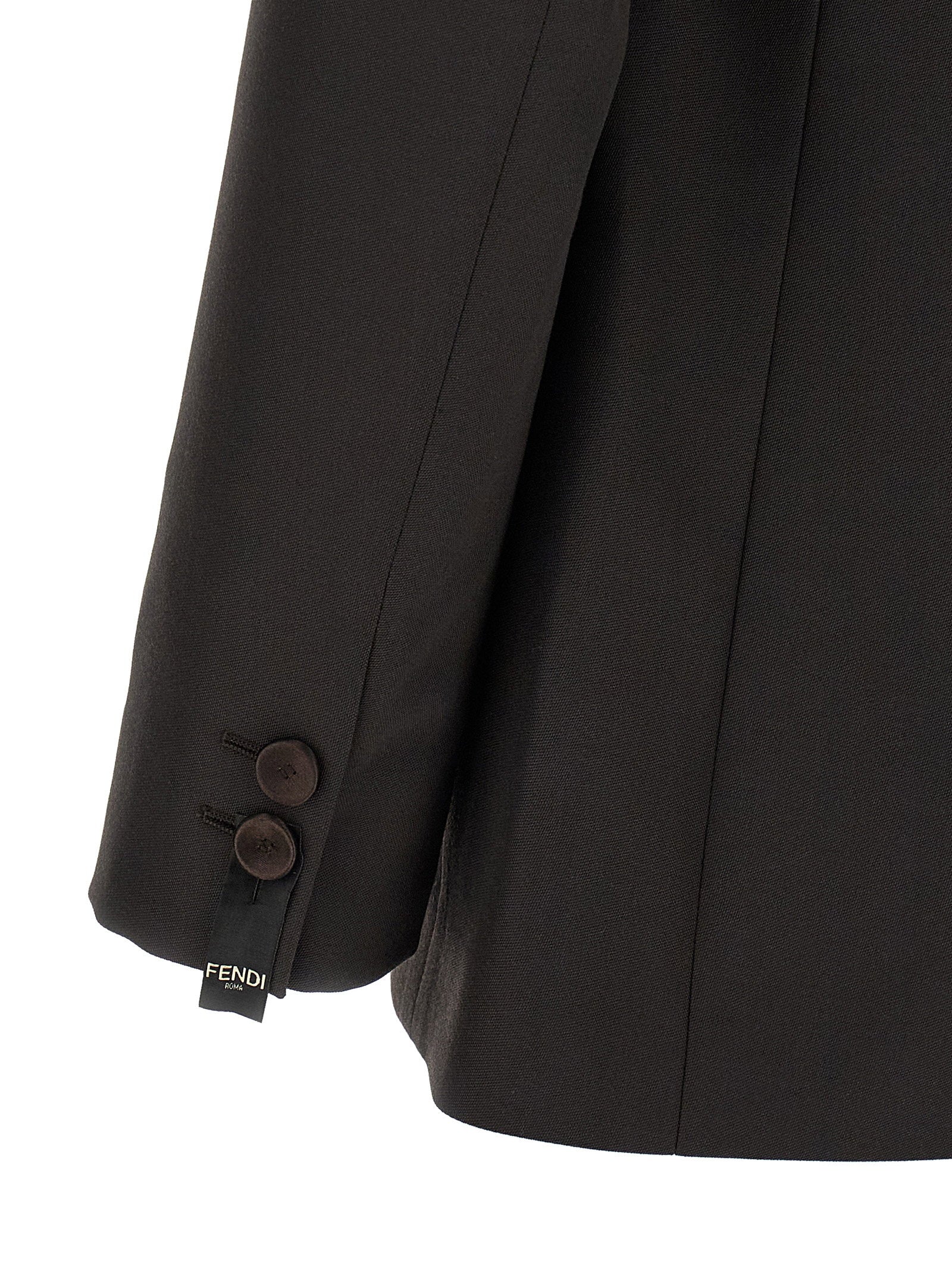 Fendi Crepe Wool Blazer - view 4