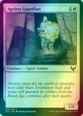 Ageless guardian 8 – Magic Ageless Guardian [8] [Strixhaven: School of Mages] [Foil]
