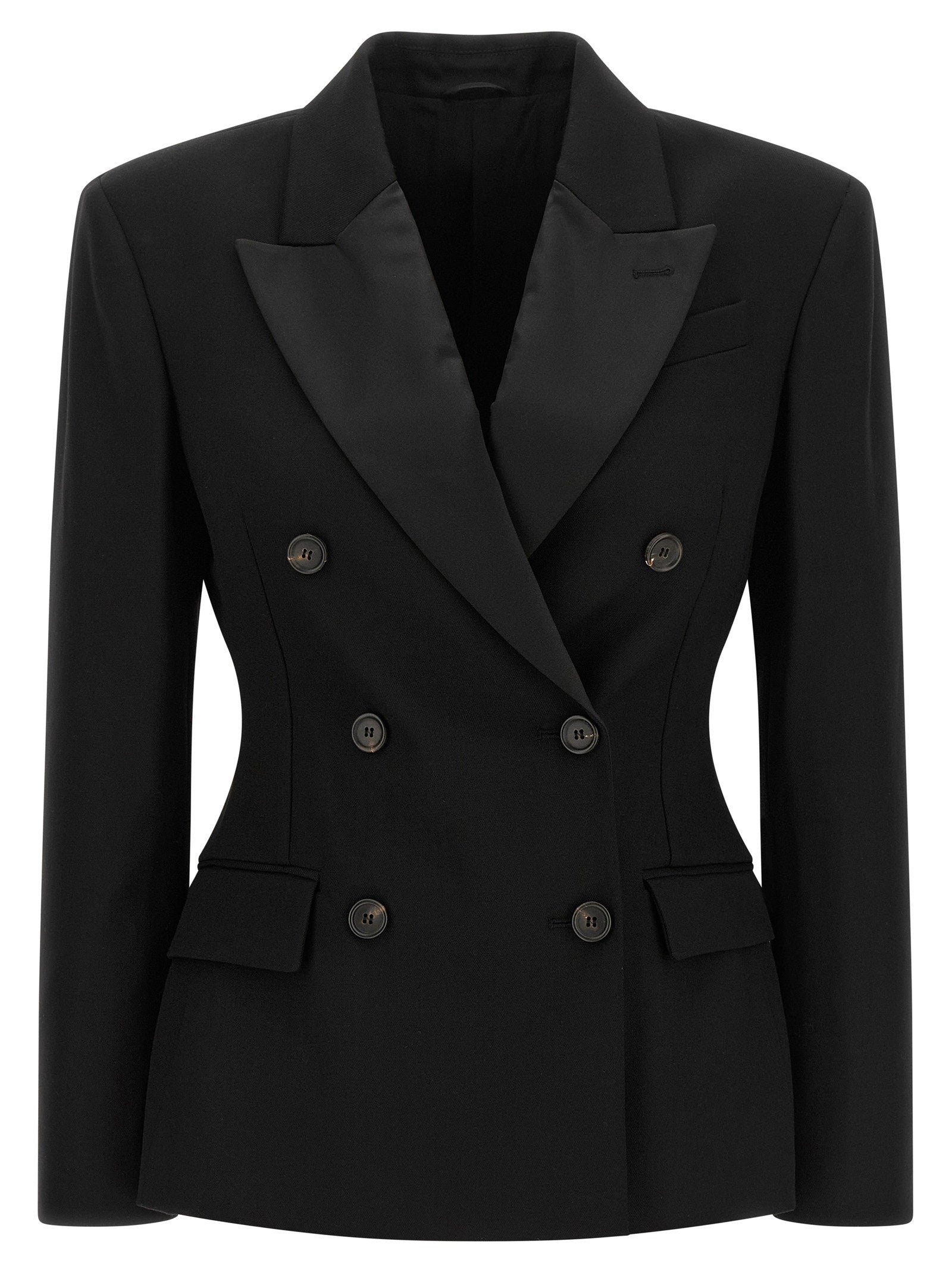 Brunello Cucinelli Double-breasted Blazer – 100% virgin wool