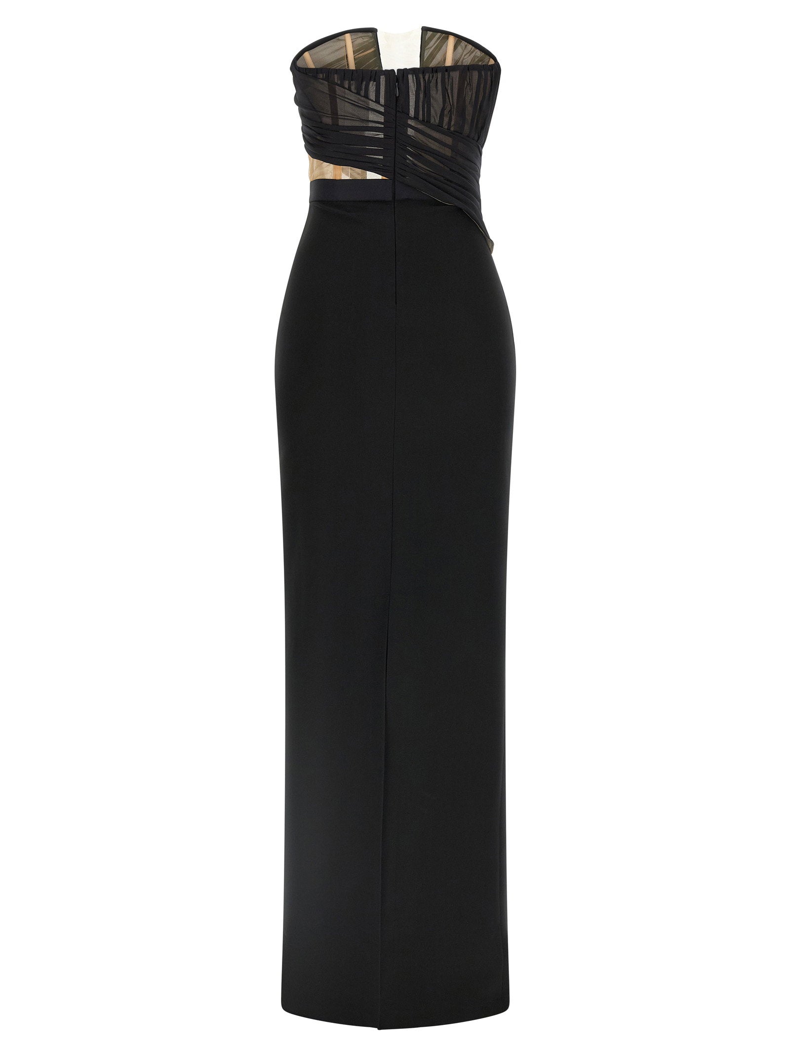 Nensi Dojaka Corsetted Draped Maxi Dress - view 2