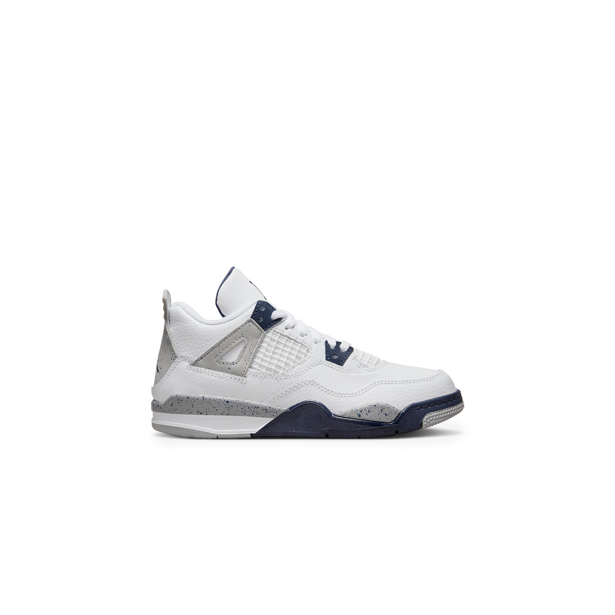 Air Jordan 4 Retro Midnight Navy (PS) – White