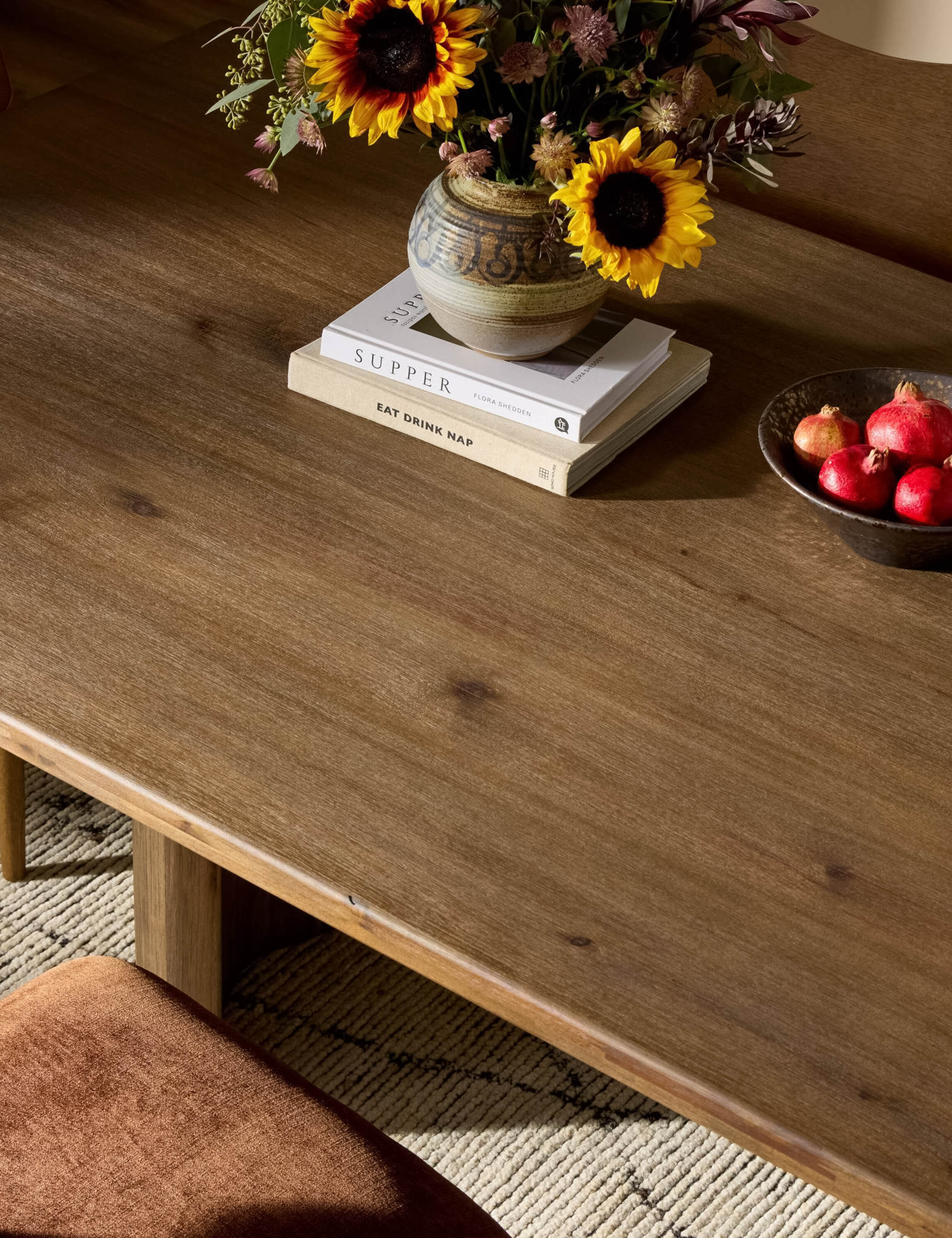 Lulu and Georgia Applebaum Dining Table – Brown - view 5