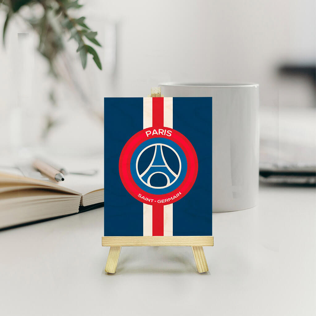 Bigsmall_cc Paris Saint- Germain Pine Easel Stand