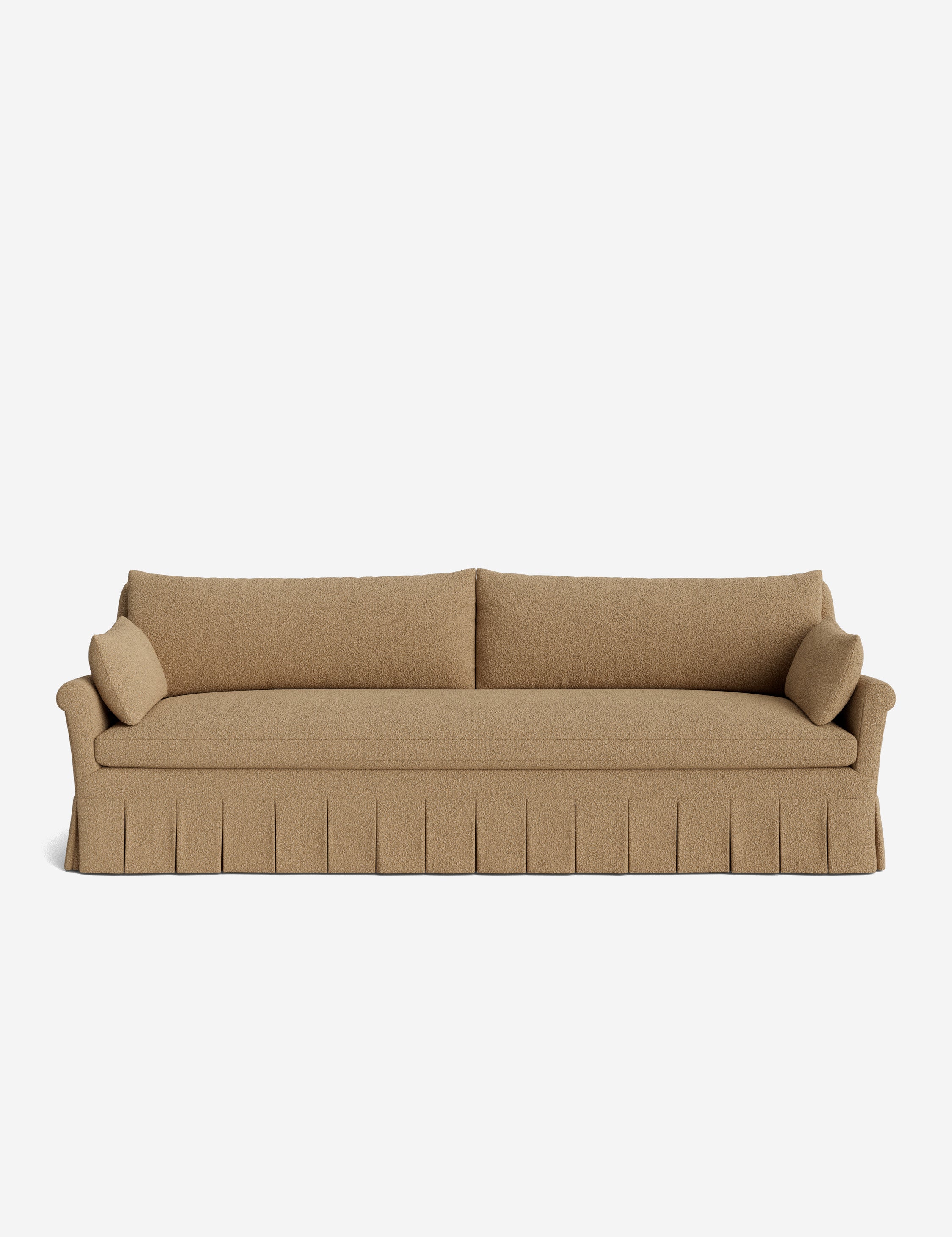 Lulu and Georgia Portola Rolled Arm Pleated Sofa - view 197